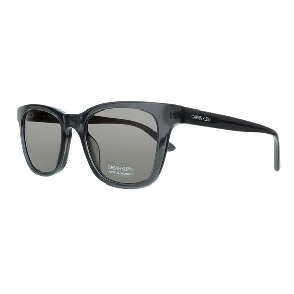 Calvin Klein CK20501S 016 Crystal Charcoal/Grey Square Sunglasses